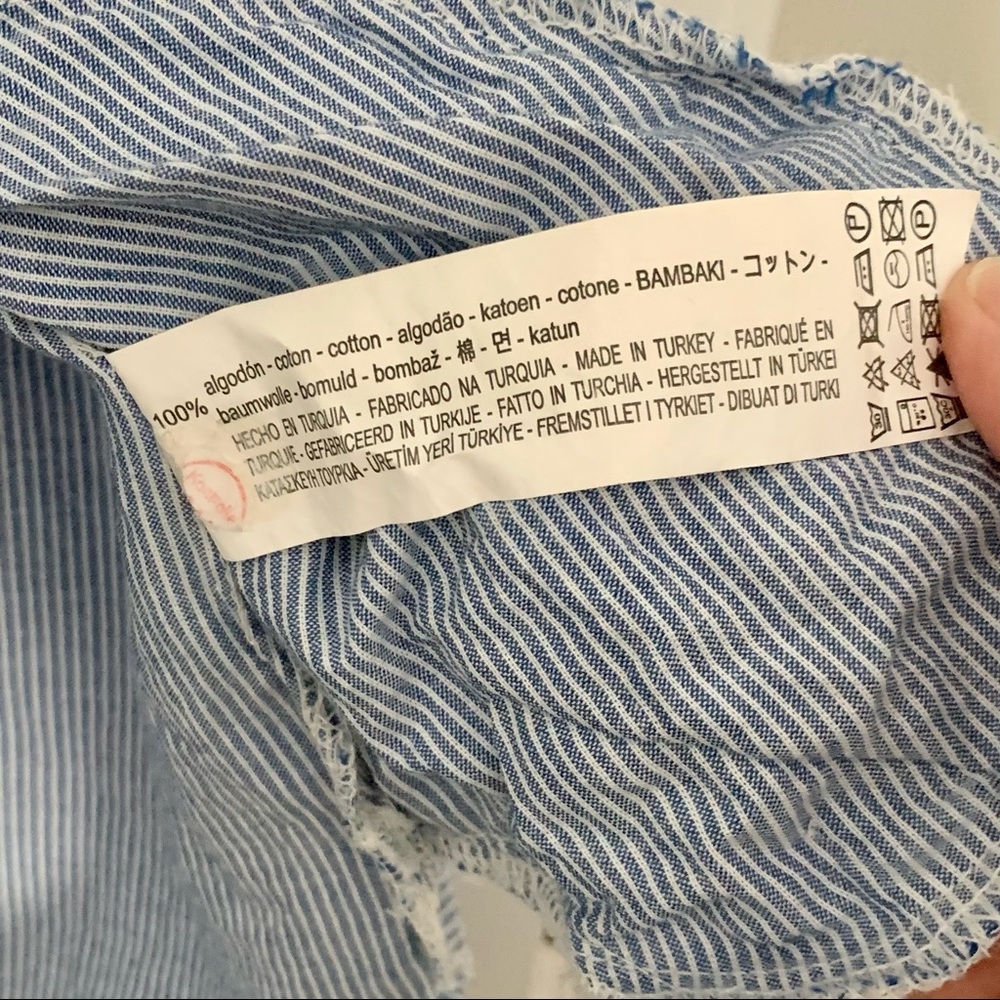 Zara Basic Striped Dress Size Small - image 4